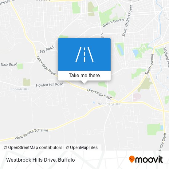 Westbrook Hills Drive map