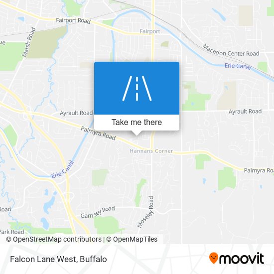 Falcon Lane West map