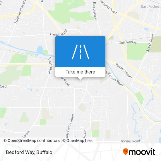 Bedford Way map
