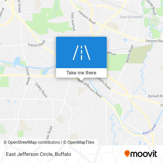 East Jefferson Circle map