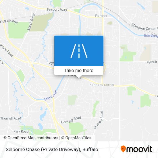 Mapa de Selborne Chase (Private Driveway)