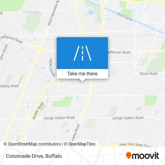 Colonnade Drive map