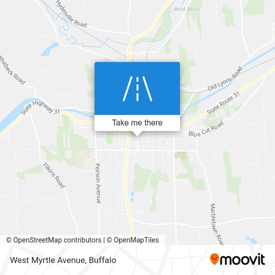 West Myrtle Avenue map