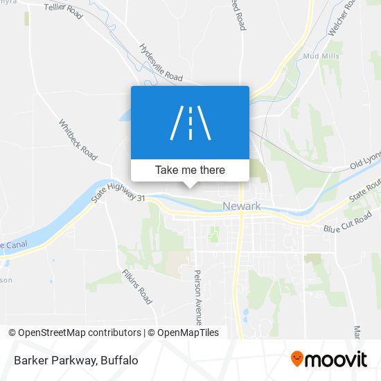 Mapa de Barker Parkway