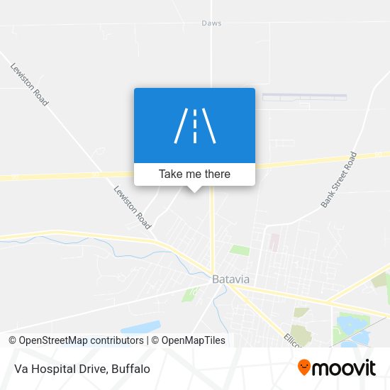 Va Hospital Drive map