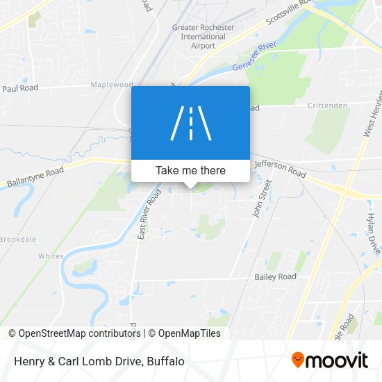 Henry & Carl Lomb Drive map
