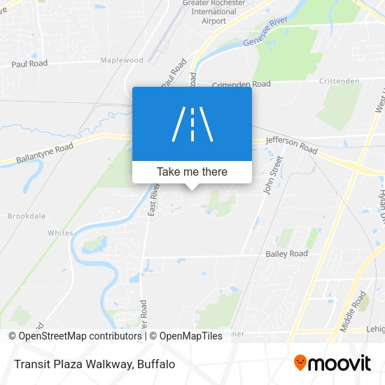 Transit Plaza Walkway map