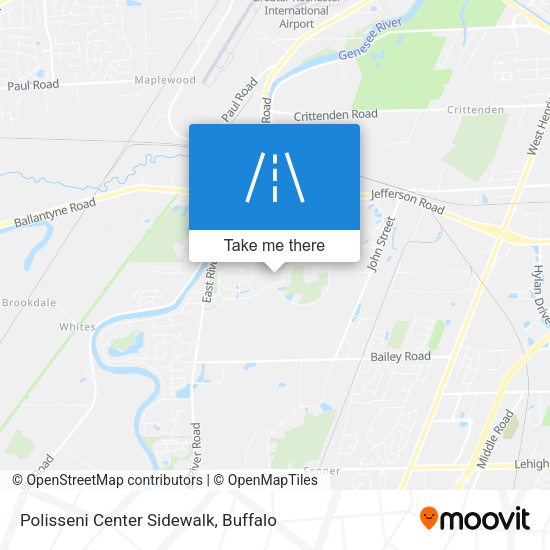 Polisseni Center Sidewalk map
