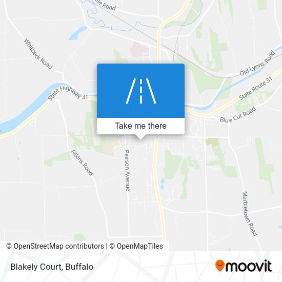 Mapa de Blakely Court