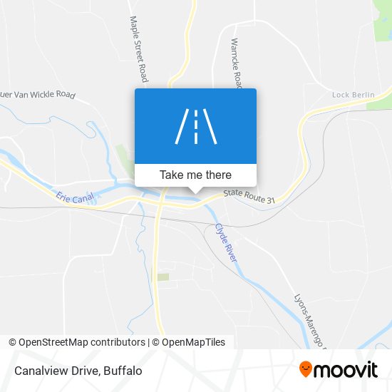 Canalview Drive map