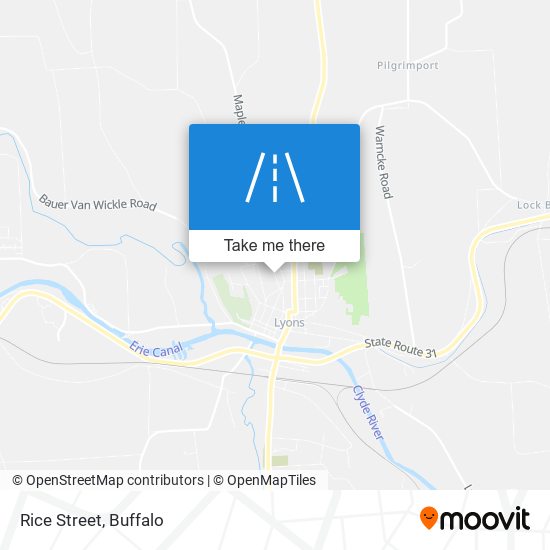 Rice Street map