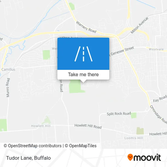 Tudor Lane map