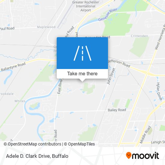 Mapa de Adele D. Clark Drive