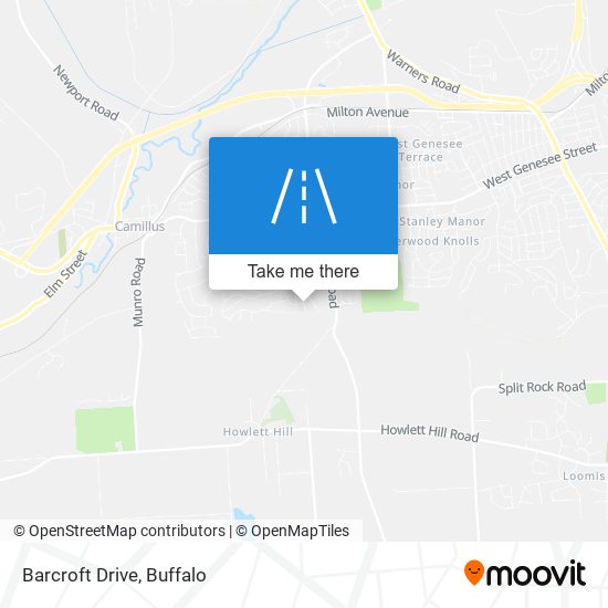 Mapa de Barcroft Drive