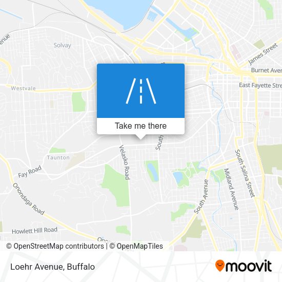 Mapa de Loehr Avenue