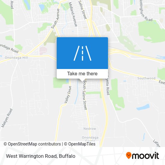 Mapa de West Warrington Road