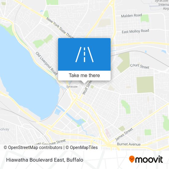 Hiawatha Boulevard East map