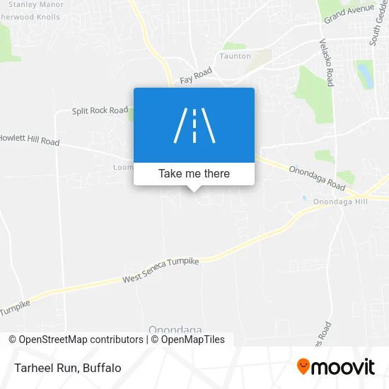 Tarheel Run map