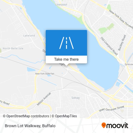 Mapa de Brown Lot Walkway