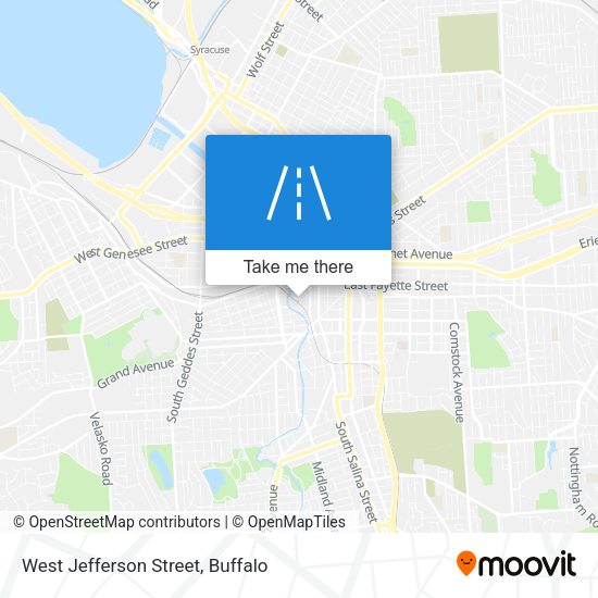 West Jefferson Street map