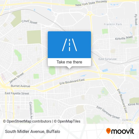 Mapa de South Midler Avenue