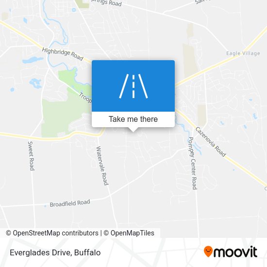 Mapa de Everglades Drive