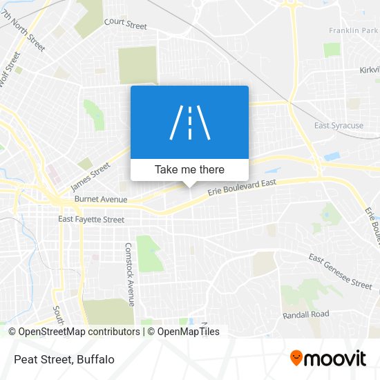 Mapa de Peat Street
