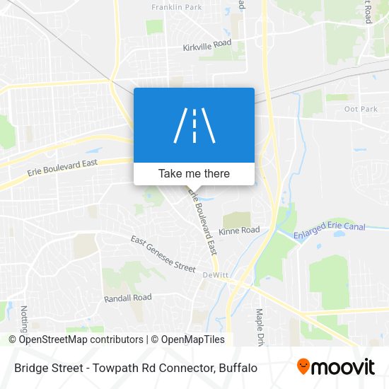 Bridge Street - Towpath Rd Connector map