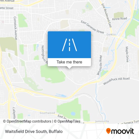 Waitsfield Drive South map