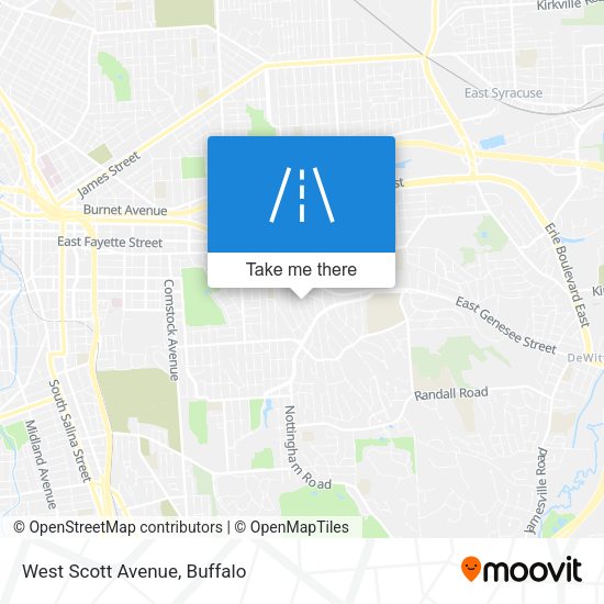 Mapa de West Scott Avenue