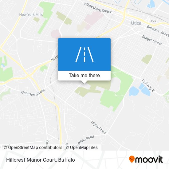 Hillcrest Manor Court map