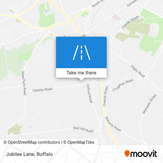 Mapa de Jubilee Lane