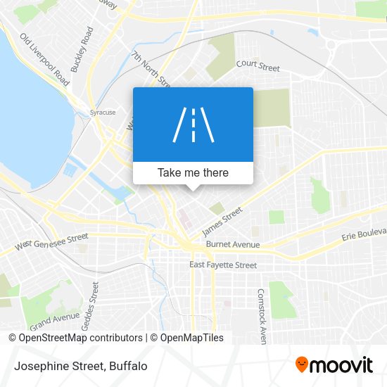 Mapa de Josephine Street
