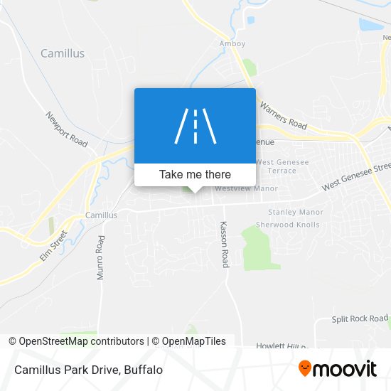 Camillus Park Drive map