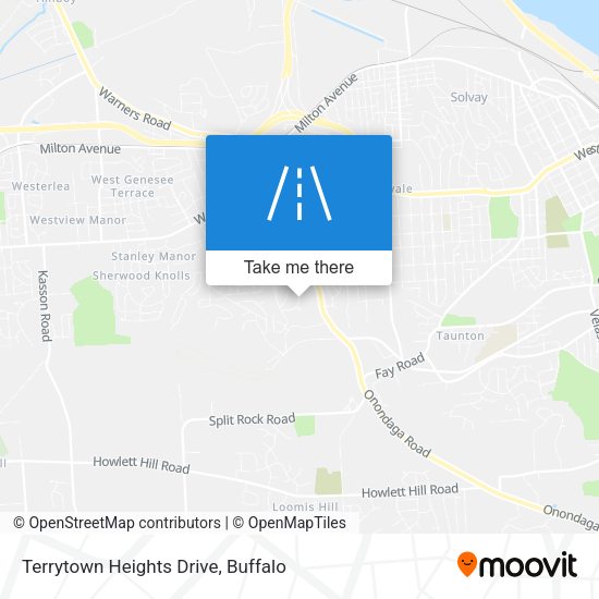 Terrytown Heights Drive map