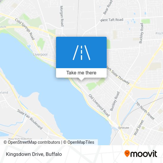 Mapa de Kingsdown Drive