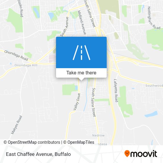 East Chaffee Avenue map