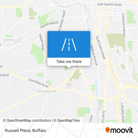 Mapa de Russell Place