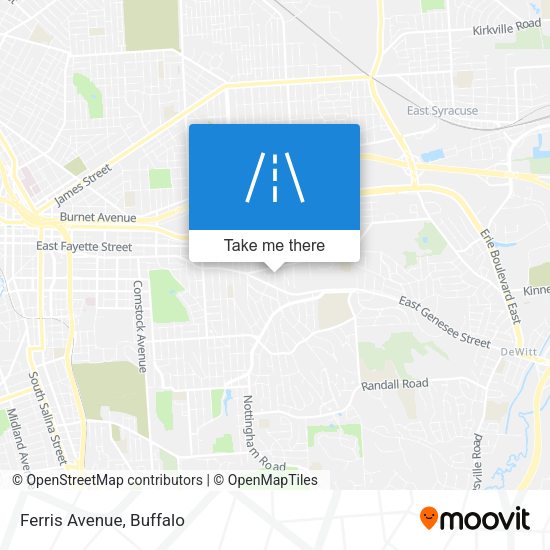 Mapa de Ferris Avenue