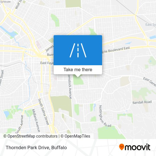 Thornden Park Drive map