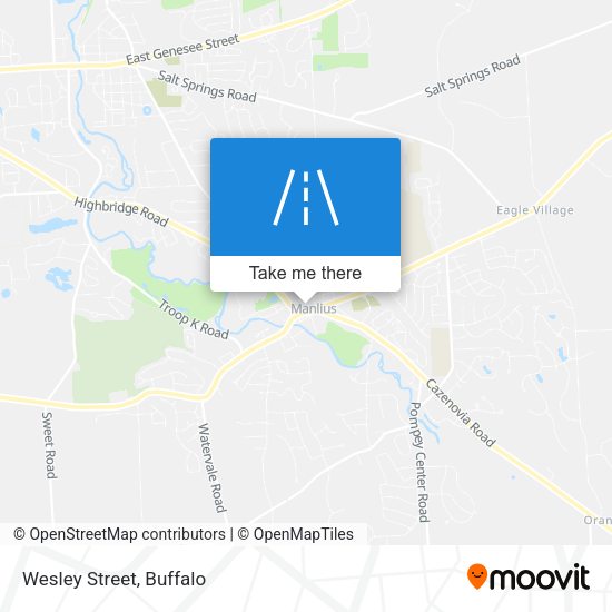 Mapa de Wesley Street