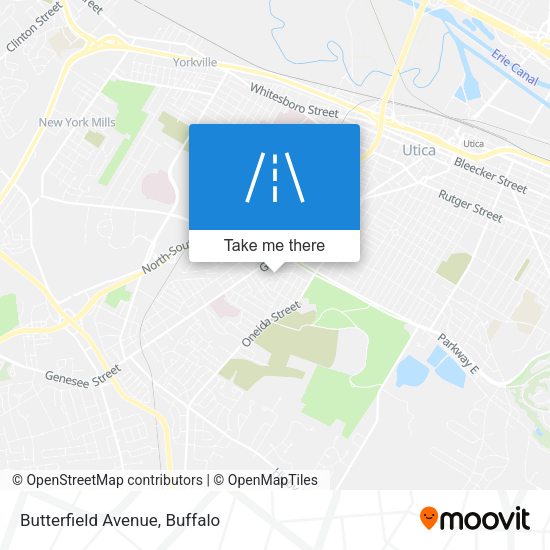 Butterfield Avenue map