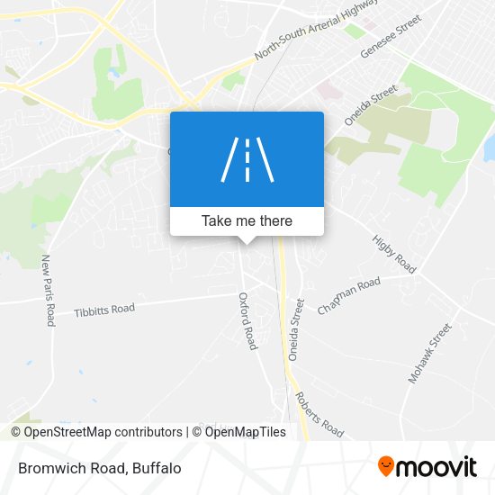 Mapa de Bromwich Road
