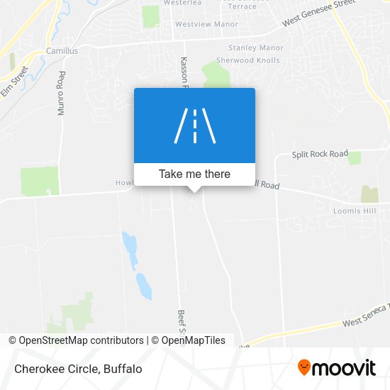 Mapa de Cherokee Circle