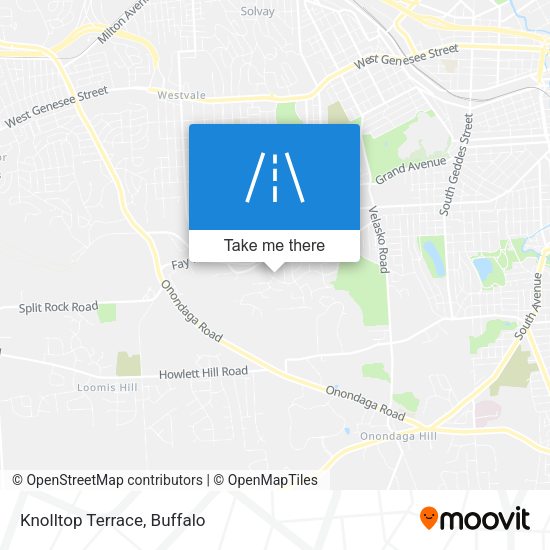 Mapa de Knolltop Terrace