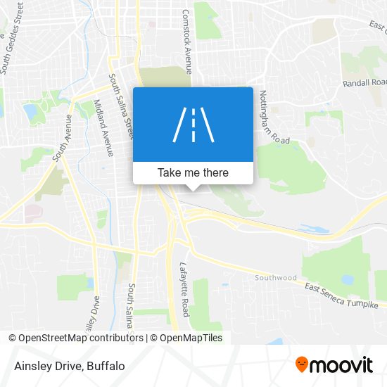 Mapa de Ainsley Drive