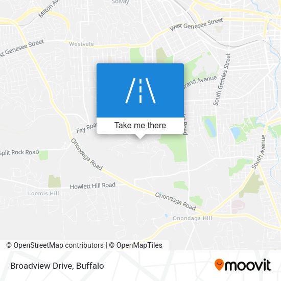 Mapa de Broadview Drive