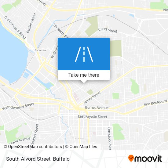 South Alvord Street map