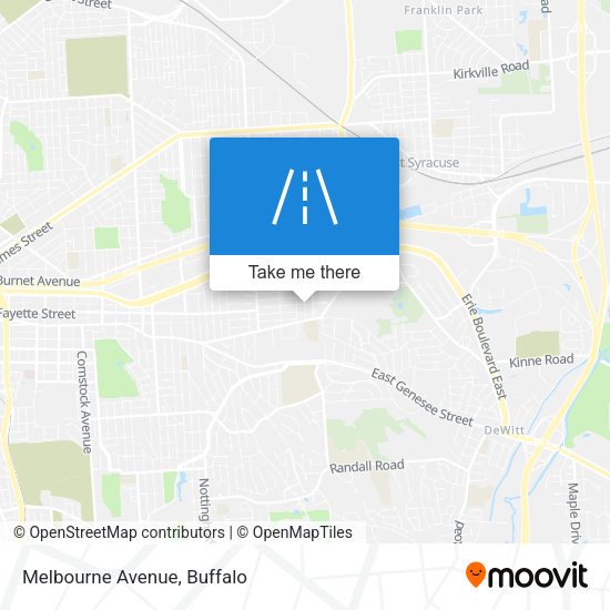 Mapa de Melbourne Avenue