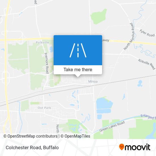 Mapa de Colchester Road